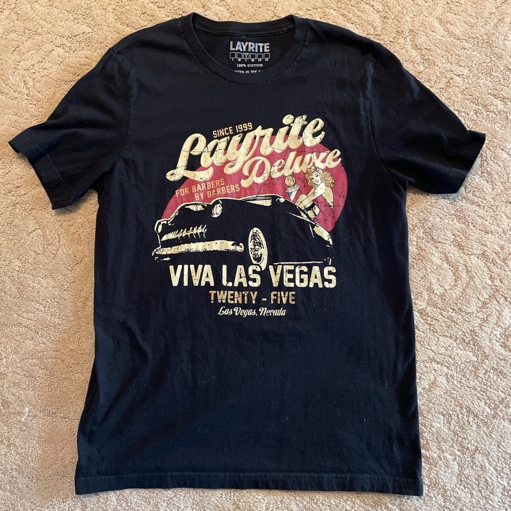 Black layrite Viva Las Vegas T-shirt ￼